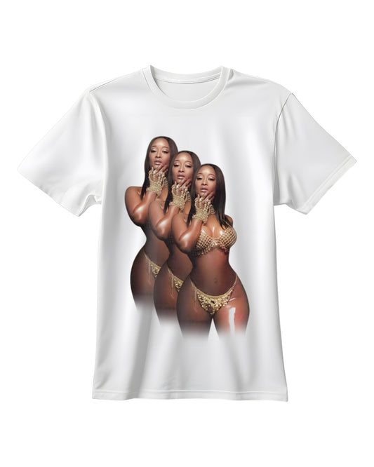 Triple Golden Goddess- Unisex Soft T-Shirt